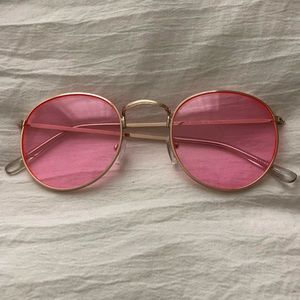 Pink and Gold Urban Outfitters Sunglasses